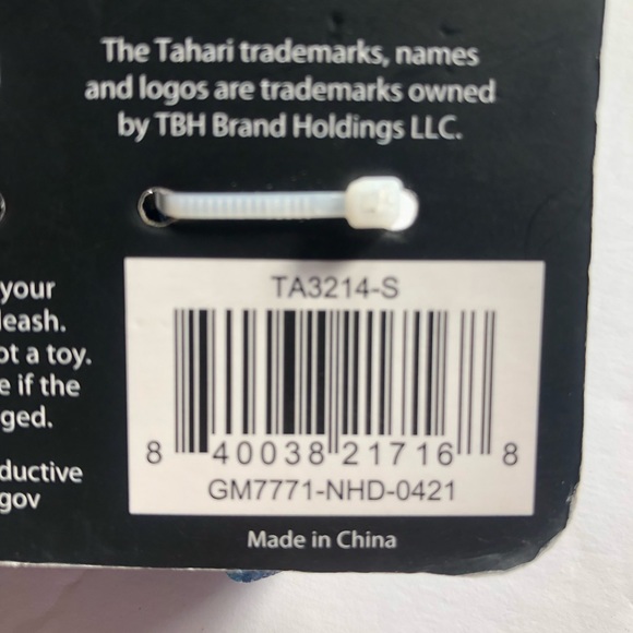 NWT Tahari heart collar leash set S 5Ft - Picture 5 of 5